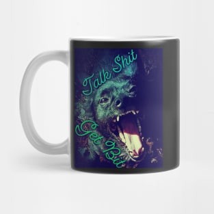 Talk Sh*t get Bit - Navy Mug